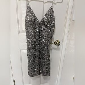 Adrianna Papel beaded dress